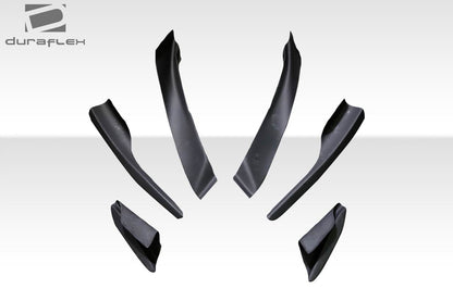 Extreme Dimensions Duraflex GT500 V2 Wide Body Canards Compatible With 2013-2020 Scion FR-S Toyota 86 Subaru BRZ - 6 Piece - 114881