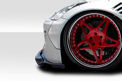 Extreme Dimensions Duraflex RBS Front Fenders Flare Add Ons Compatible With 2003-2008 Nissan 350Z - 2 Piece - 114883