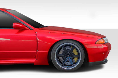 Extreme Dimensions Duraflex TKO RBS Wide Body Front Fenders Compatible With 1989-1994 Nissan Skyline - 2 Piece - 114887