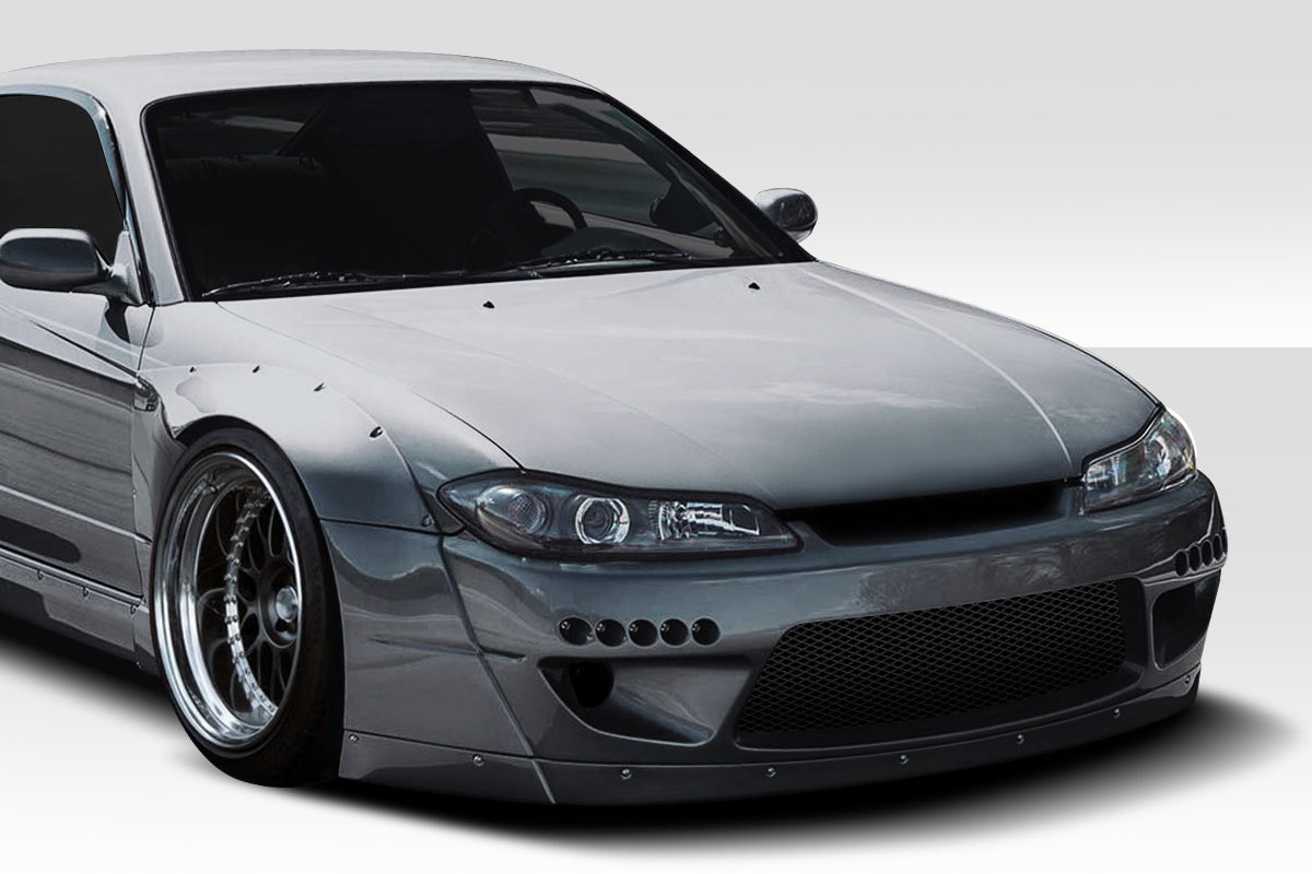 Extreme Dimensions Duraflex RBS Wide Body Front Bumper Cover Compatible With 1999-2002 Nissan S15 Silvia - 1 Piece - 114897