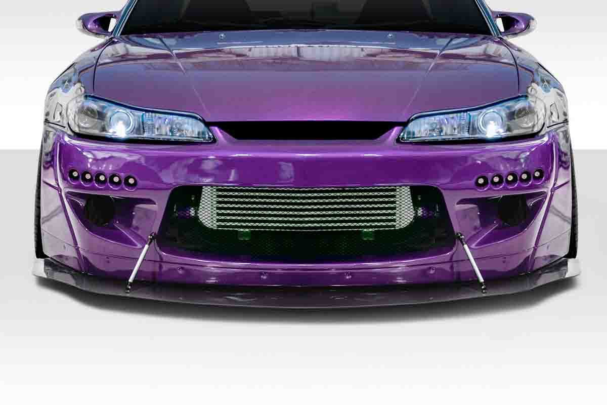 Extreme Dimensions Duraflex TKO RBS Wide Body Front Lip Spoiler Compatible With 1999-2002 Nissan S15 Silvia - 1 Piece - 114901