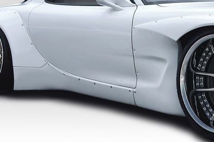 Extreme Dimensions Duraflex TKO RBS Wide Body Side Skirts Compatible With 1993-1997 Mazda RX7 - 2 Piece - 114905