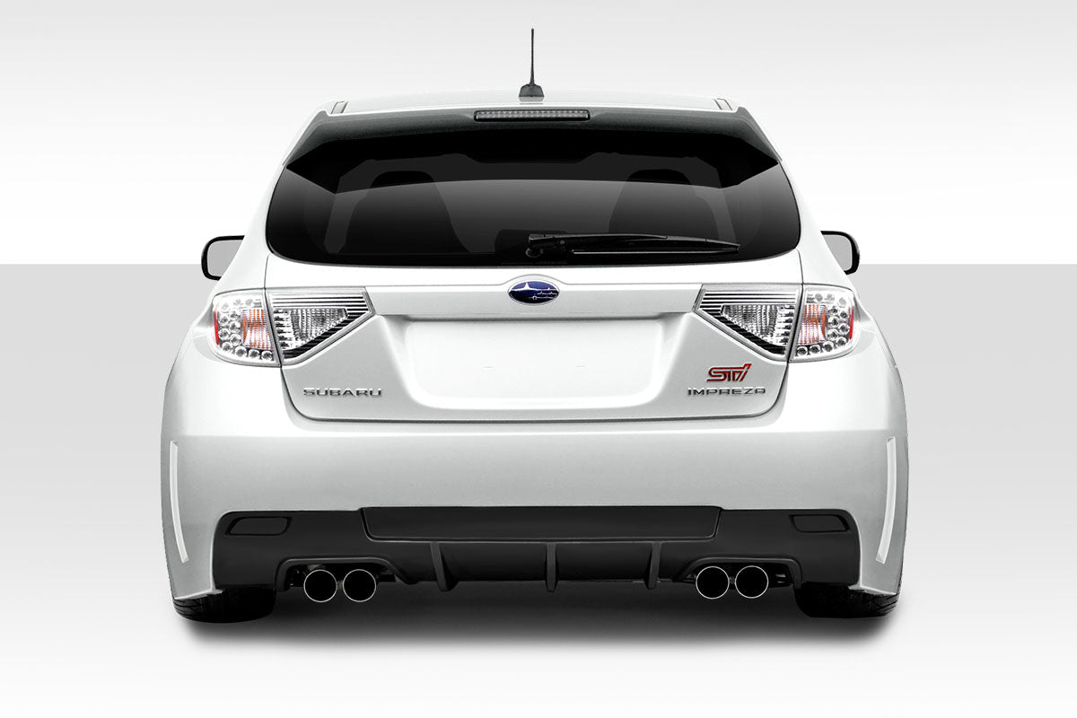 Extreme Dimensions Duraflex VRS Rear Bumper Cover Compatible With 2008-2014 Subaru Impreza - 1 Piece - 114918