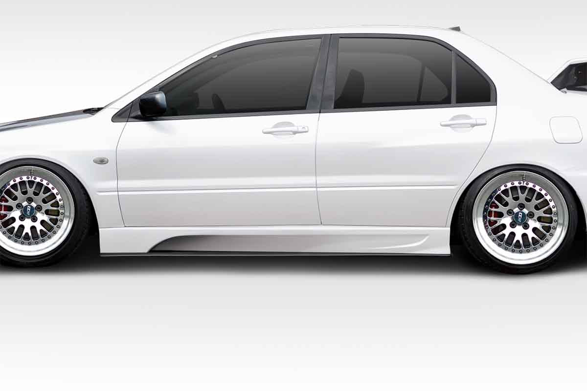 Extreme Dimensions Duraflex VRS Side Skirts Compatible With 2003-2006 Mitsubishi Lancer - 4 Piece - 114920