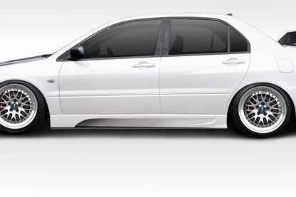 Extreme Dimensions Duraflex VRS Side Skirts Compatible With 2003-2006 Mitsubishi Lancer - 4 Piece - 114920
