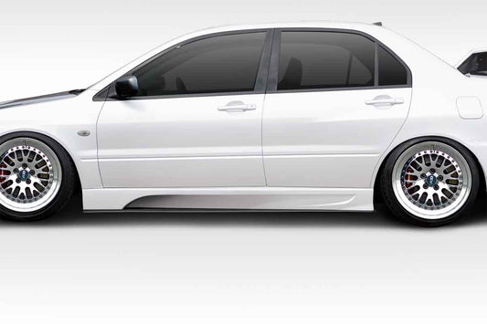 Extreme Dimensions Duraflex VRS Side Skirts Compatible With 2003-2006 Mitsubishi Lancer - 4 Piece - 114920