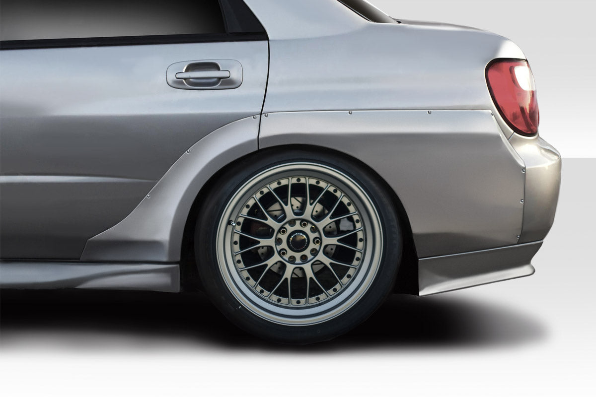 Extreme Dimensions Duraflex VRS Wide Body Rear Fender Flares Compatible With 2002-2007 Subaru Impreza - 4 Piece - 114922