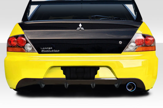 Extreme Dimensions Duraflex VTX Rear Bumper Cover Compatible With 2003-2006 Mitsubishi Lancer - 1 Piece - 114929