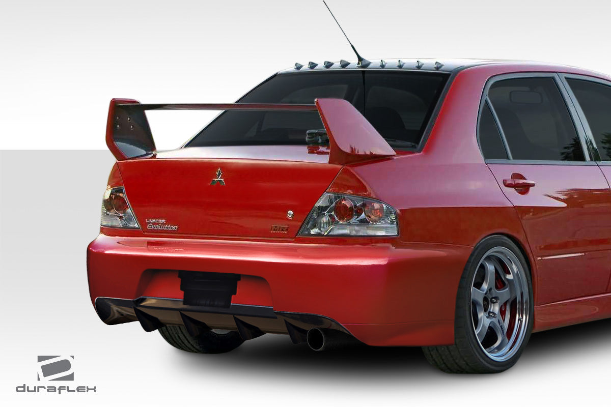 Extreme Dimensions Duraflex VTX Rear Bumper Cover Compatible With 2003-2006 Mitsubishi Lancer - 1 Piece - 114929