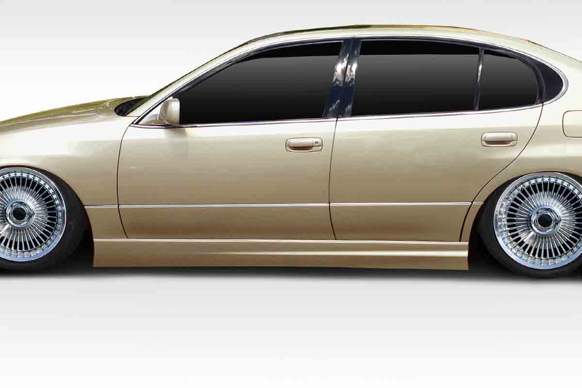 Extreme Dimensions Duraflex W1 Side Skirts Compatible With 1998-2005 Lexus GS - 2 Piece - 114937