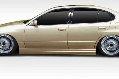 Extreme Dimensions Duraflex W1 Side Skirts Compatible With 1998-2005 Lexus GS - 2 Piece - 114937