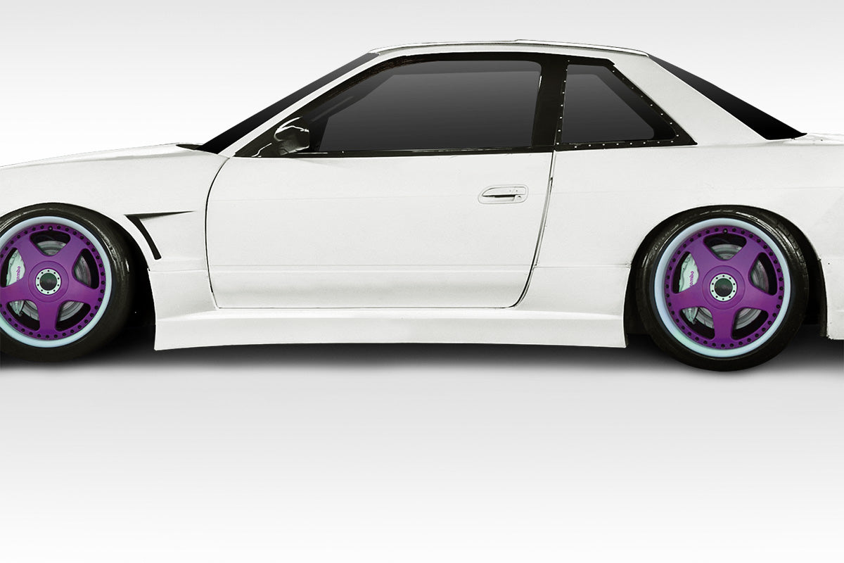 Extreme Dimensions Duraflex WX9 Side Skirts Compatible With 1989-1994 Nissan 240SX - 2 Piece - 114940