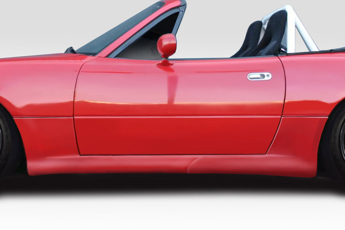 Extreme Dimensions Duraflex Works Side Skirts Compatible With 1990-1997 Mazda Miata - 2 Piece - 114942