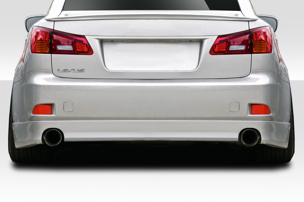 Extreme Dimensions Duraflex V Speed Rear Lip Add On Spoiler Compatible With 2006-2013 Lexus IS - 1 Piece - 114960