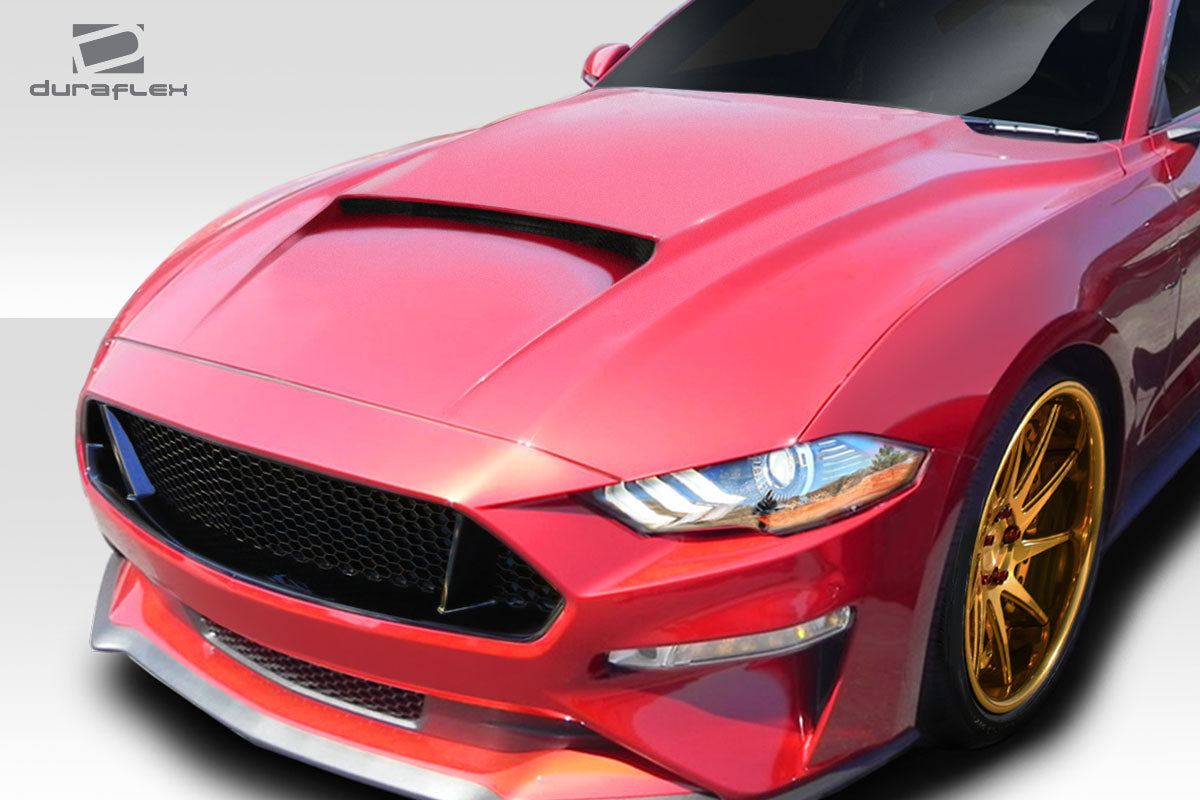 Extreme Dimensions Duraflex CVX Hood Compatible With 2018-2023 Ford Mustang - 1 Piece - 114962