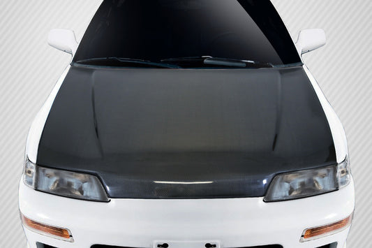 Carbon Creations JDM OEM Look Hood Compatible With 1988-1991 Honda Civic - 1 Piece - 114972