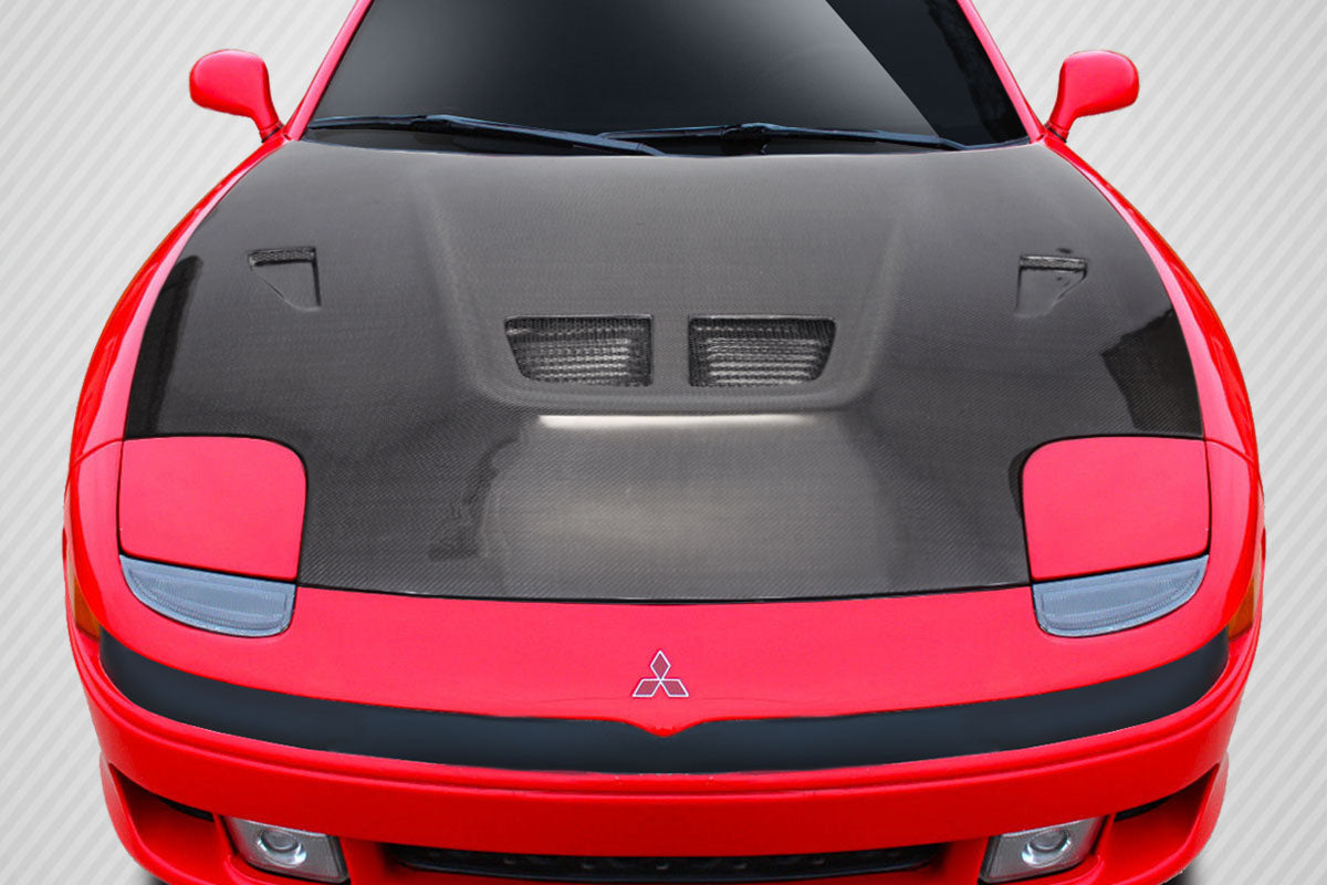 Carbon Creations EVO Hood Compatible With 1991-1993 Mitsubishi 3000GT - 1 Piece - 114973