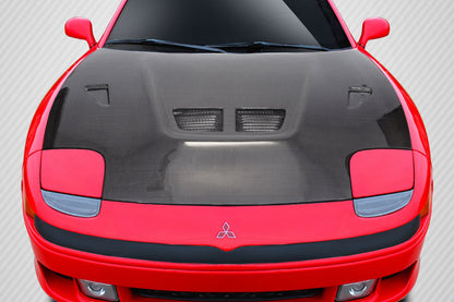 Carbon Creations EVO Hood Compatible With 1991-1993 Mitsubishi 3000GT - 1 Piece - 114973