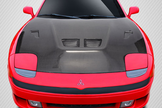 Carbon Creations EVO Hood Compatible With 1991-1993 Mitsubishi 3000GT - 1 Piece - 114973