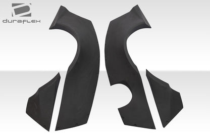 Extreme Dimensions Duraflex Grid Rear Fender Flares Compatible With 2010-2015 Chevrolet Camaro - 4 Piece - 114992