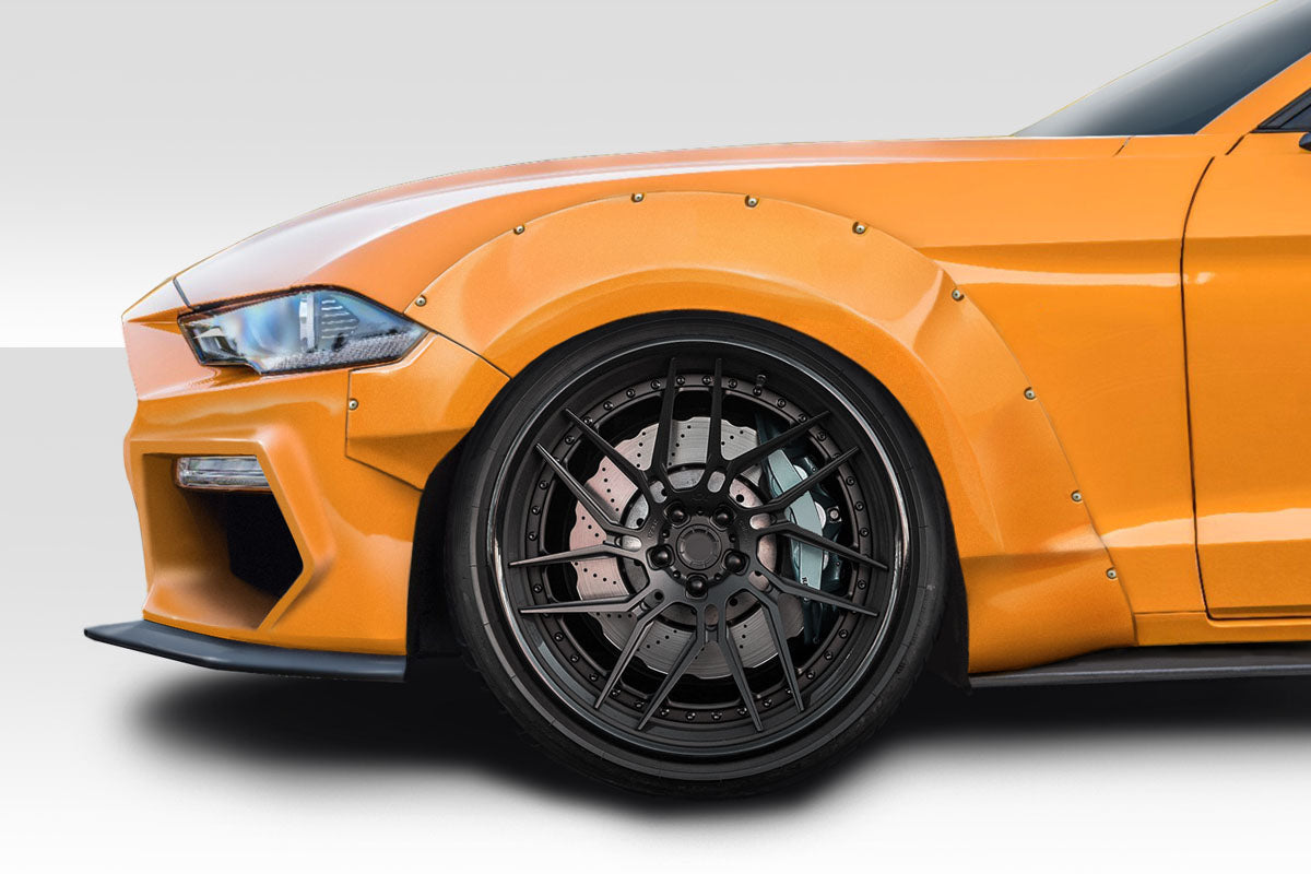 Extreme Dimensions Duraflex Grid Body Kit Compatible With 2018-2023 Ford Mustang - 8 Piece - 115125