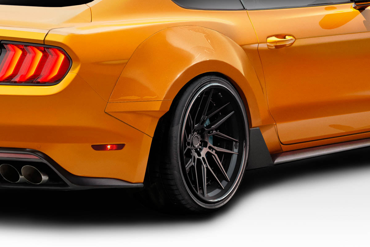 Couture Grid Wide Body Rear Fender Flares Compatible With 2015-2023 Ford Mustang - 4 Piece - 114999