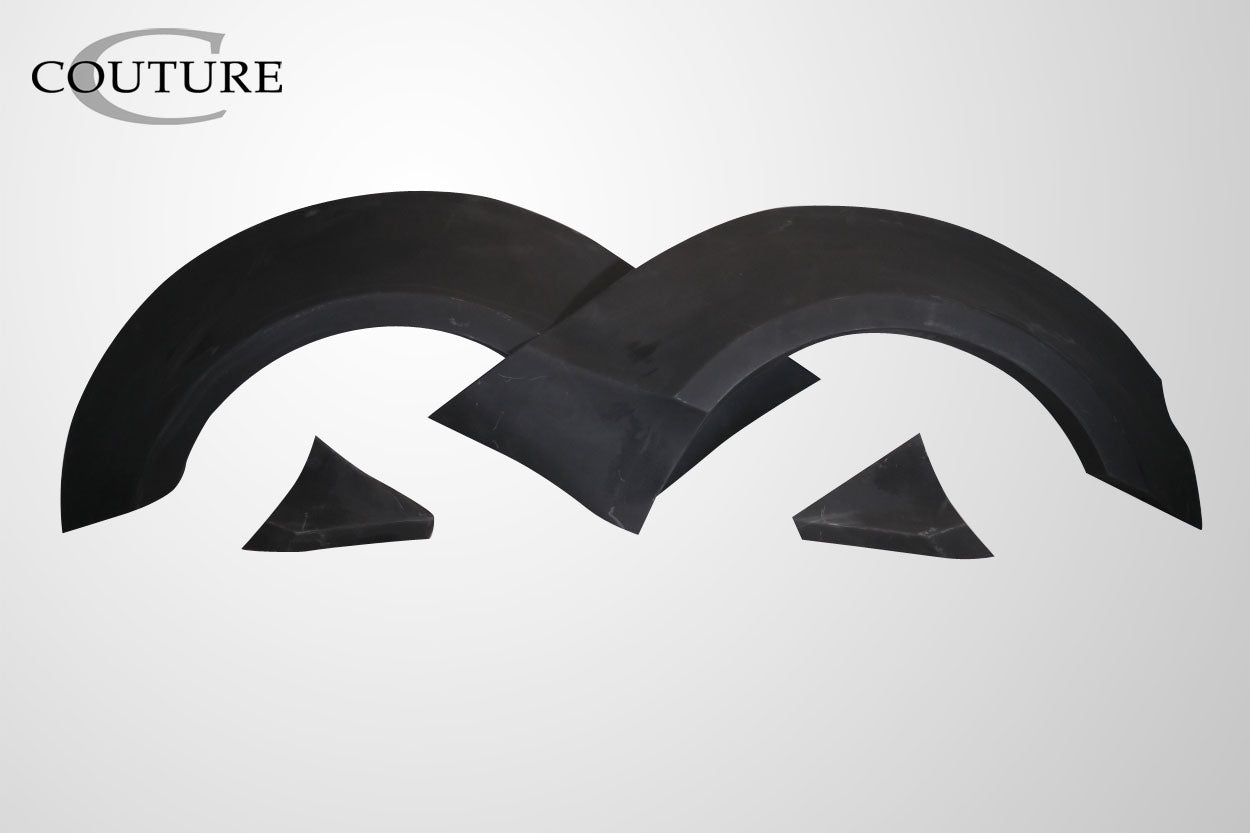 Couture Grid Wide Body Rear Fender Flares Compatible With 2015-2023 Ford Mustang - 4 Piece - 114999