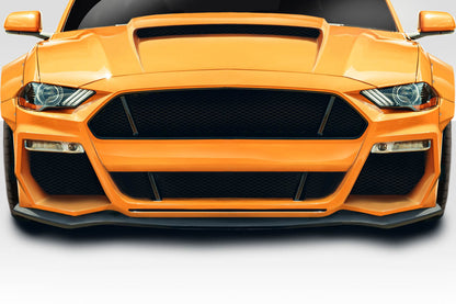 Extreme Dimensions Duraflex Grid Front Lip Spoiler Compatible With 2018-2023 Ford Mustang - 1 Piece - 115001