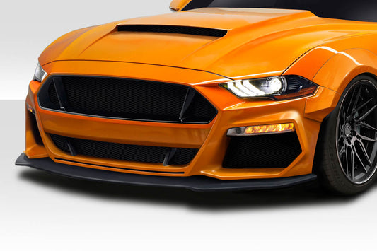 Extreme Dimensions Duraflex Grid Front Lip Spoiler Compatible With 2018-2023 Ford Mustang - 1 Piece - 115001