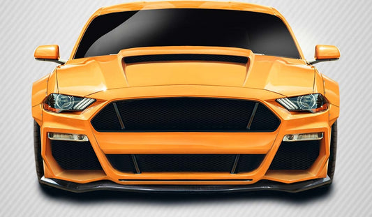 Carbon Creations Grid Front Lip Spoiler Compatible With 2018-2023 Ford Mustang - 1 Piece - 115002