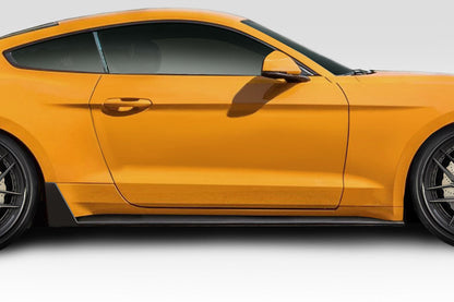Extreme Dimensions Duraflex Grid V2 Side Skirts Rocker Panels Compatible With 2015-2023 Ford Mustang - 2 Piece - 115004