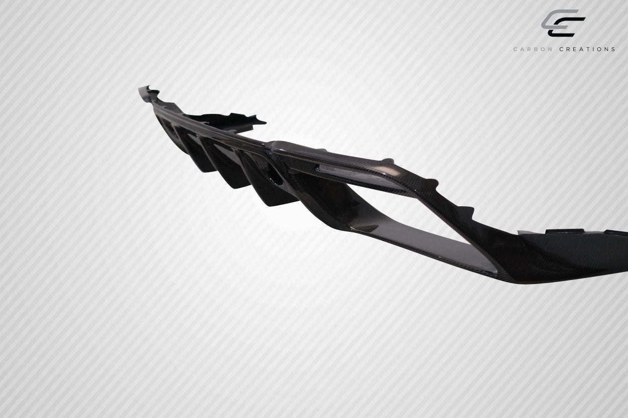 Carbon Creations Grid Rear Diffuser Compatible With 2018-2023 Ford Mustang - 1 Piece - 115006