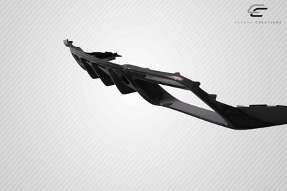 Carbon Creations Grid Rear Diffuser Compatible With 2018-2023 Ford Mustang - 1 Piece - 115006