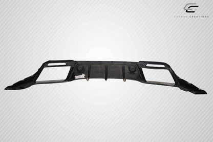 Carbon Creations Grid Rear Diffuser Compatible With 2018-2023 Ford Mustang - 1 Piece - 115006