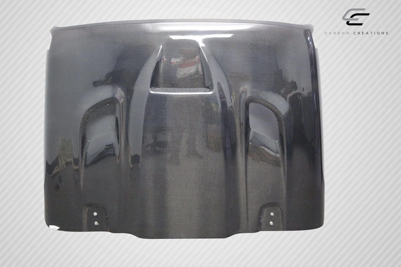 Carbon Creations Hellcat Hood Compatible With 2019-2023 Jeep Wrangler JL Gladiator JT - 1 Piece - 115008