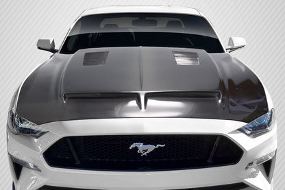 Carbon Creations GT500 Hood Compatible With 2018-2023 Ford Mustang - 1 Piece - 115009