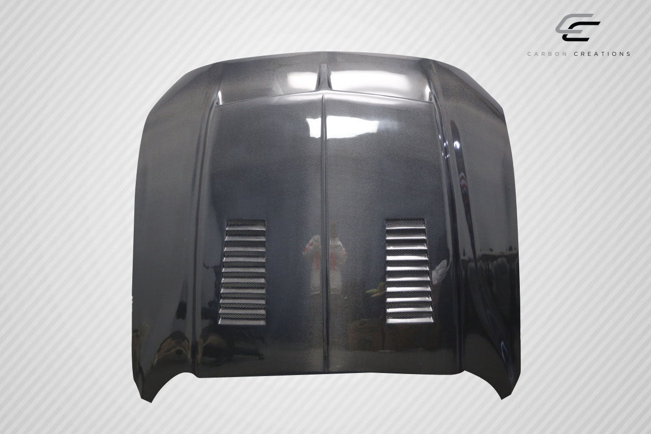 Carbon Creations GT500 Hood Compatible With 2018-2023 Ford Mustang - 1 Piece - 115009