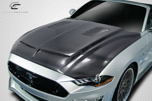 Carbon Creations GT500 Hood Compatible With 2018-2023 Ford Mustang - 1 Piece - 115009