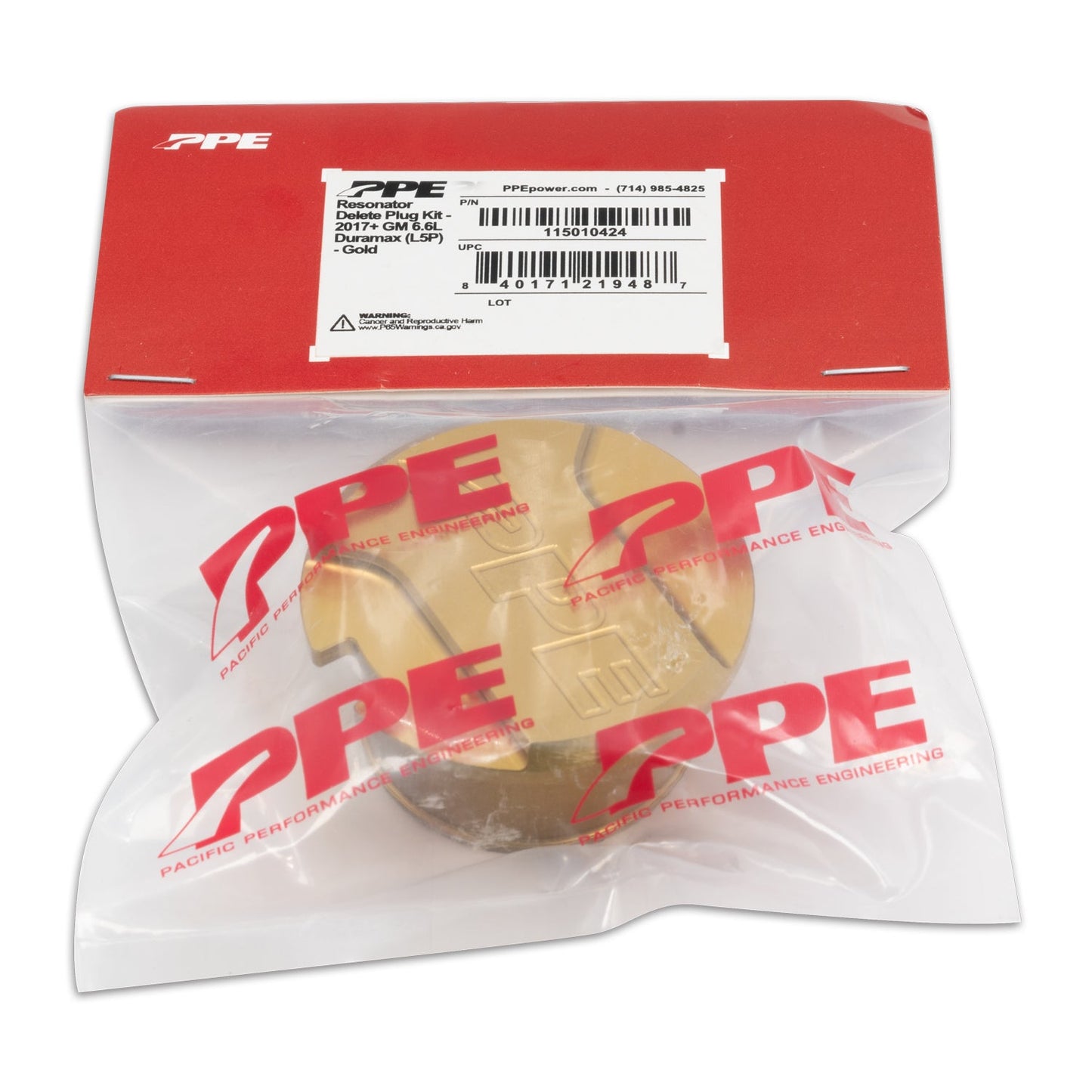2017-2024 GM 6.6L Duramax Resonator Delete Plug L5P ppepower