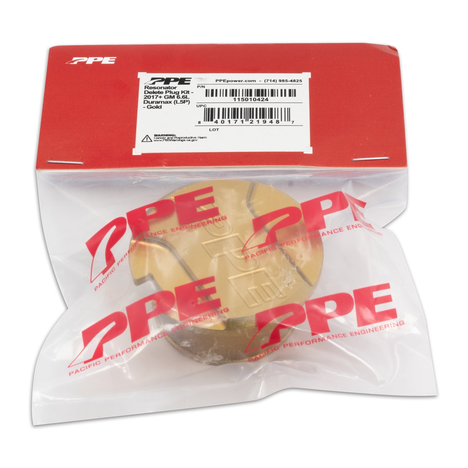 2017-2024 GM 6.6L Duramax Resonator Delete Plug L5P ppepower