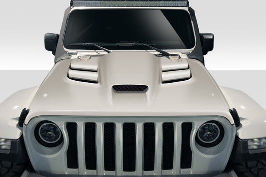 Extreme Dimensions Duraflex Viper Look Hood Compatible With 2019-2023 Jeep Wrangler JL Gladiator JT - 1 Piece - 115030