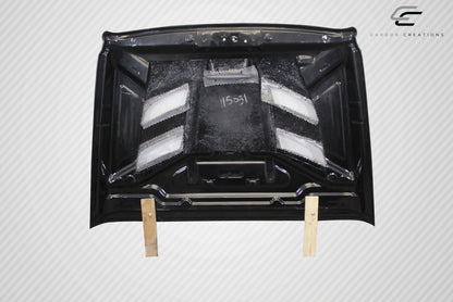 Carbon Creations Viper Look Hood Compatible With 2019-2023 Jeep Wrangler JL Gladiator JT - 1 Piece - 115031