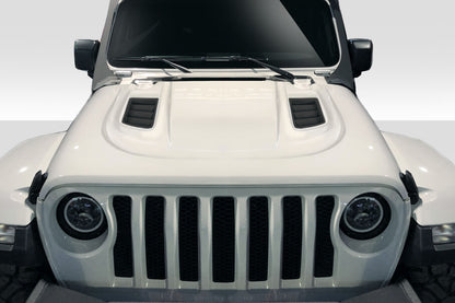 Extreme Dimensions Duraflex MPR Hood Compatible With 2019-2023 Jeep Wrangler JL Gladiator JT - 1 Piece - 115032