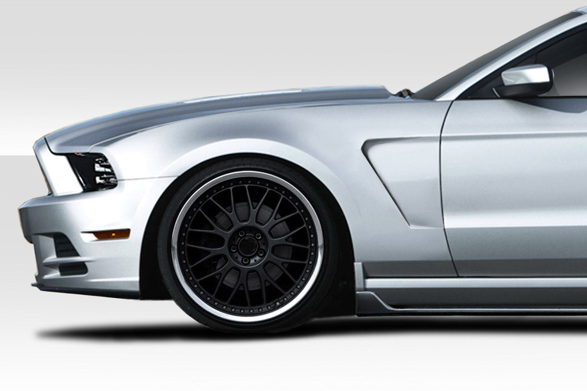 Extreme Dimensions Duraflex GT350 V2 Look Front Fenders Compatible With 2010-2014 Ford Mustang - 2 Piece - 115036