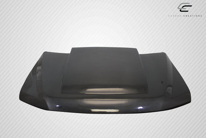 Carbon Creations Cowl Hood Compatible With 2017-2022 Ford Super Duty F250 F350 F450 - 1 Piece - 115041