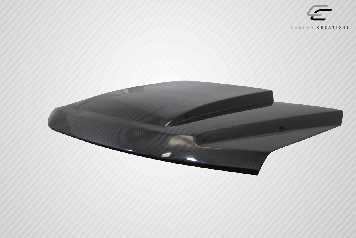 Carbon Creations Cowl Hood Compatible With 2017-2022 Ford Super Duty F250 F350 F450 - 1 Piece - 115041