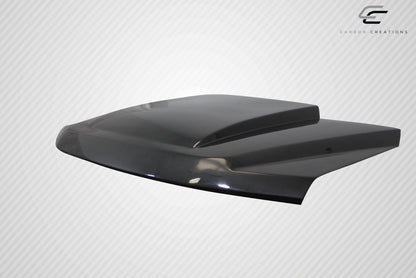 Carbon Creations Cowl Hood Compatible With 2017-2022 Ford Super Duty F250 F350 F450 - 1 Piece - 115041