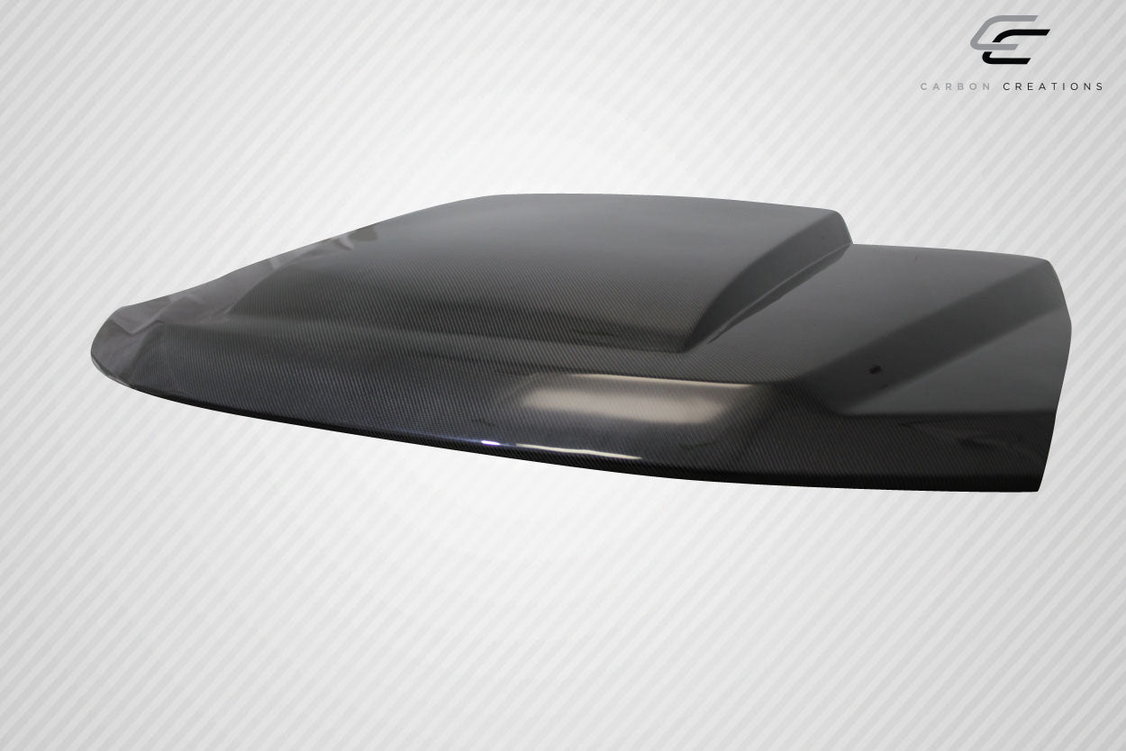 Carbon Creations Cowl Hood Compatible With 2017-2022 Ford Super Duty F250 F350 F450 - 1 Piece - 115041