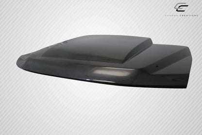 Carbon Creations Cowl Hood Compatible With 2017-2022 Ford Super Duty F250 F350 F450 - 1 Piece - 115041