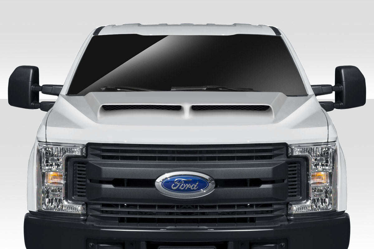 Extreme Dimensions Duraflex GT500 Hood Compatible With 2017-2022 Ford Super Duty F250 F350 F450 - 1 Piece - 115042